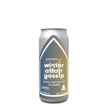 Load image into Gallery viewer, Winter Affair Gossip Quad Decocted Pilsner - Zichovec Brewery X Omnipollo - Quad Decocted Pilsner, 5.1%, 500ml Can
