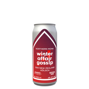 Winter Affair Gossip Kölsch - Zichovec Brewery X Northern Monk - DDH NZ Kölsch, 6%, 500ml Can
