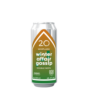 20 Winter Affair Gossip - Zichovec Brewery X Whiplash Beer - NE DIPA, 9%, 500ml Can
