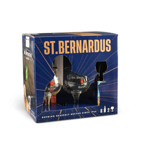 St.Bernardus Gift Set - Brouwerij St.Bernardus - Belgian Ales, 6x330ml Bottle & 2xGlass Gift Set