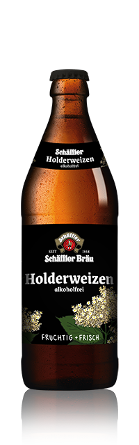 Holderweizen Alkoholfrei - Schäffler Bräu - Alcohol Free Weissbier, 0.5%, 500ml Bottle