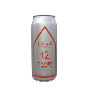 12 Years Of Tradition - Zichovec Brewery - Czech Lager, 5.1%, 500ml Can