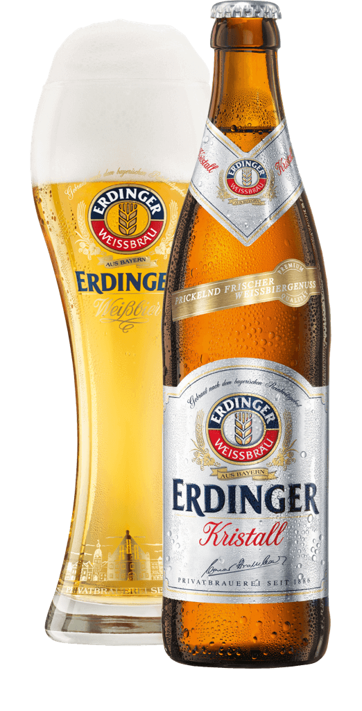 Erdinger Kristall - Erdinger Weissbrau - Kristall Weizen, 5.3%, 500ml Bottle