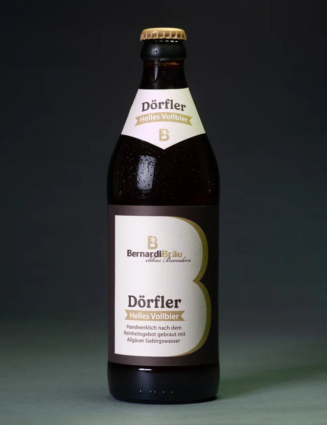 Bernardi Bräu Hell - Bernardi Bräu - Helles Vollbier, 4.9%, 500ml Bottle