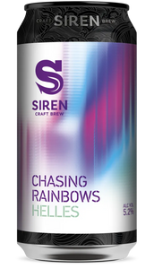 Chasing Rainbows - Siren Craft Brew - Helles Lager, 5.2%, 440ml Can