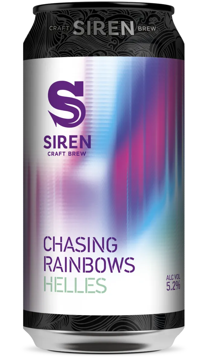 Chasing Rainbows - Siren Craft Brew - Helles Lager, 5.2%, 440ml Can