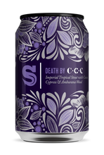 Load image into Gallery viewer, 2024 Death By Caribbean Chocolate Cake - Siren Craft Brew - Imperial Tropical Stout with Cacao Nibs, Cypress &amp; Amburana Wood, 12.2%, 330ml Can
