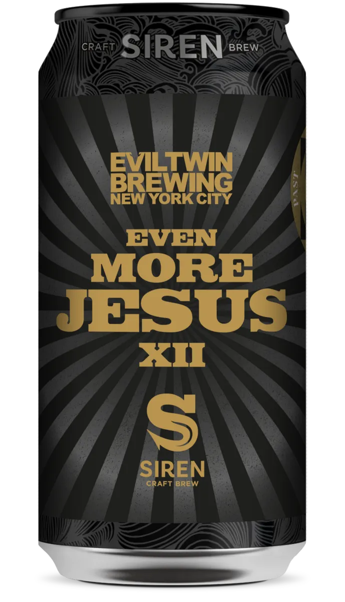Even More Jesus XII - Siren Craft Brew X EvilTwin Brewing NYC - Imperial Stout, 12%, 440ml Can