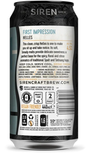 Load image into Gallery viewer, First Impression - Siren Craft Brew - Helles Lager, 4.5%, 440ml Can
