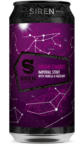 Origin S'Morey - Siren Craft Brew - Imperial Stout with Hazelnut & Vanilla, 10%, 440ml Can