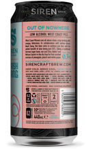 Load image into Gallery viewer, Out Of Nowhere - Siren Craft Brew X Mash Gang - Low Alcohol West Coast Pils, 0.5%, 440ml Can
