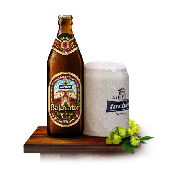 Tucher Bajuvator Doppelbock - Tucher Bräu - Doppelbock, 7.5%, 500ml Bottle