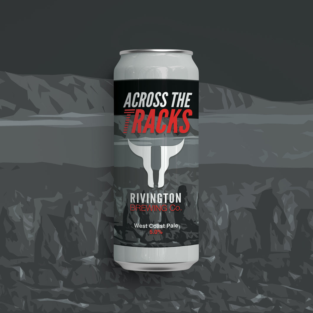 Across The Tracks - Rivington Brewing Co - West Coast Pale, 5%, 500ml Can