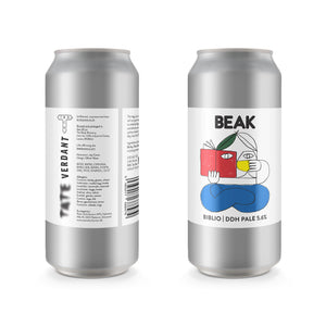 Biblio - Beak Brewery X Verdant Brewing Co X Track Brewing Co X Tate Modern - DDH Pale Ale, 5.6%, 440ml Can