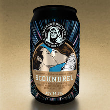 Load image into Gallery viewer, BA Scoundrel - Emperor's Brewery - Four Roses Bourbon Smoked Imperial Breakfast Stout, 14.5%, 330ml Can
