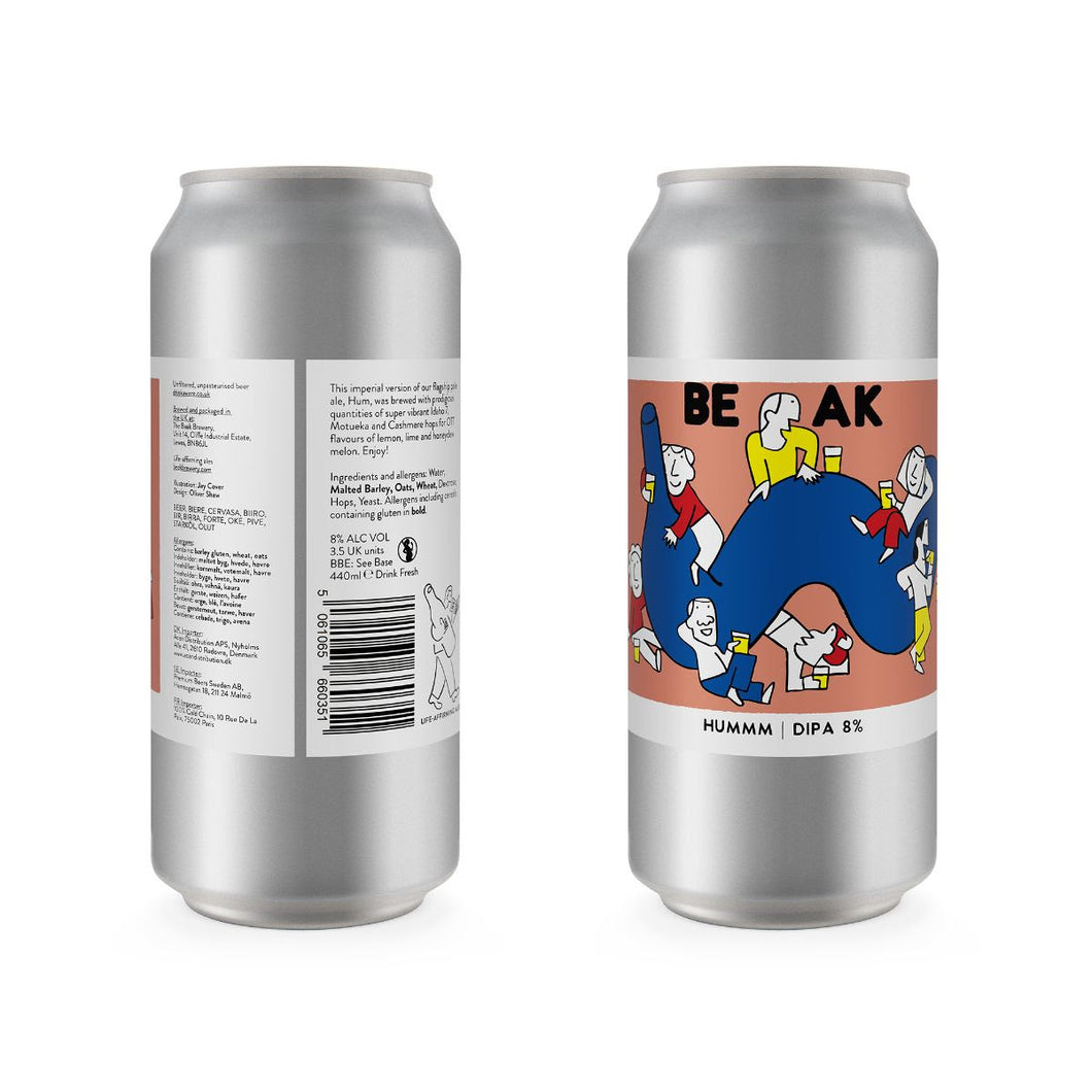 Hummm - Beak Brewery - DIPA, 8%, 440ml Can