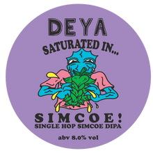 Load image into Gallery viewer, Saturated In Simcoe - Deya Brewing - Simcoe DIPA, 8%, 500ml Can
