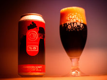 Load image into Gallery viewer, Forbidden Script - Left Handed Giant X To Øl - Export Porter with Black Cherry, 6.5%, 440ml Can
