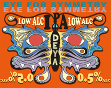 Load image into Gallery viewer, Eye For Symmetry - Deya Brewing - Low Alcohol IPA, 0.5%, 500ml Can
