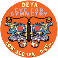 Load image into Gallery viewer, Eye For Symmetry - Deya Brewing - Low Alcohol IPA, 0.5%, 500ml Can
