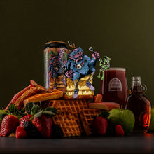 Load image into Gallery viewer, Fruits Of The Forest Triple Stacked Breakfast Waffle - Vault City - Blackberry, Rhubarb, Strawberry, Apple, and Raspberry Sour, 10.3%, 440ml Can
