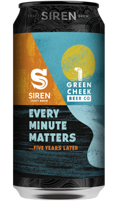 Every Minute Matters - Siren Craft Brew X Green Cheek Beer Co - California IPA, 7.2%, 440ml Can