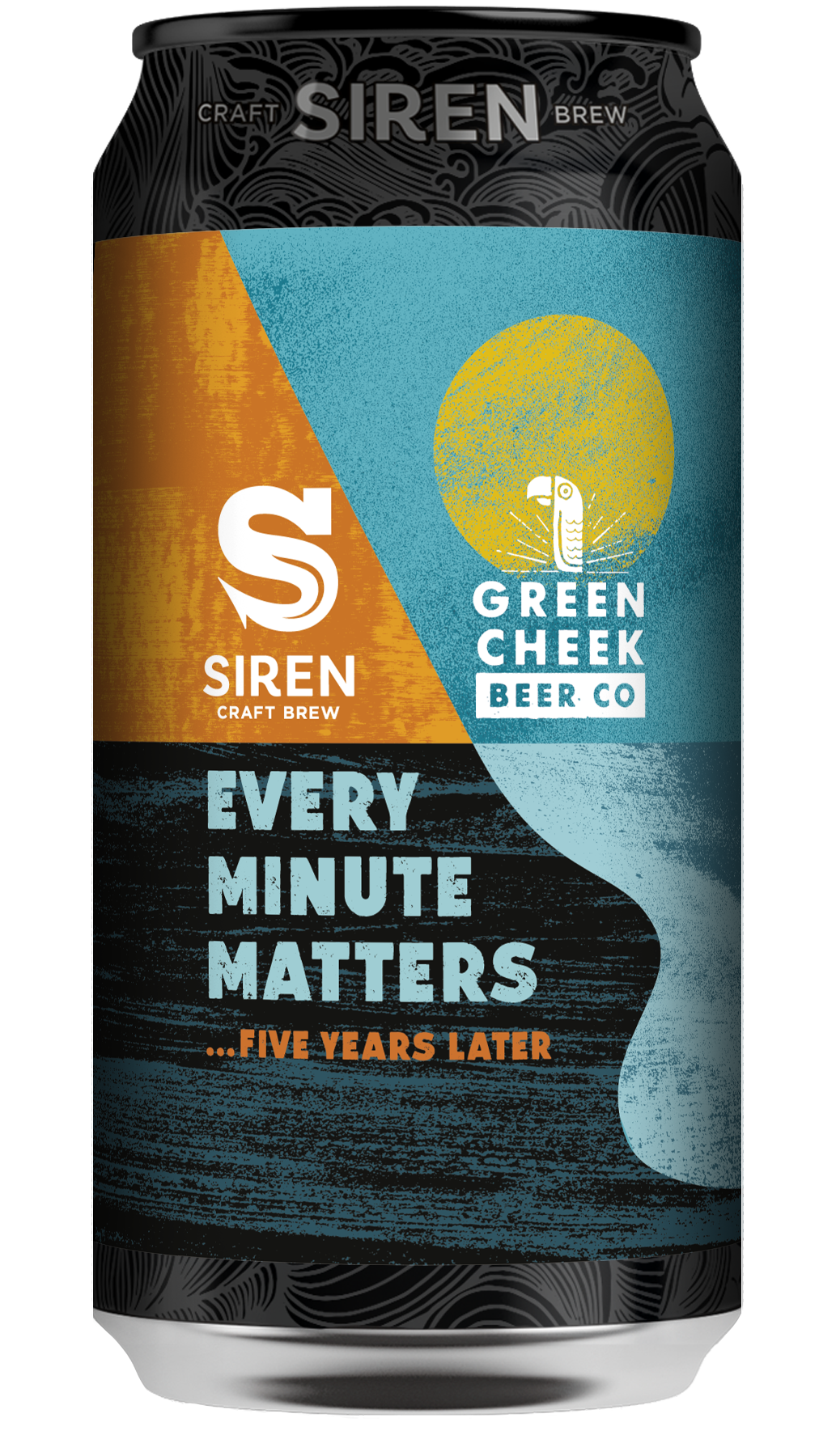Every Minute Matters - Siren Craft Brew X Green Cheek Beer Co - California IPA, 7.2%, 440ml Can