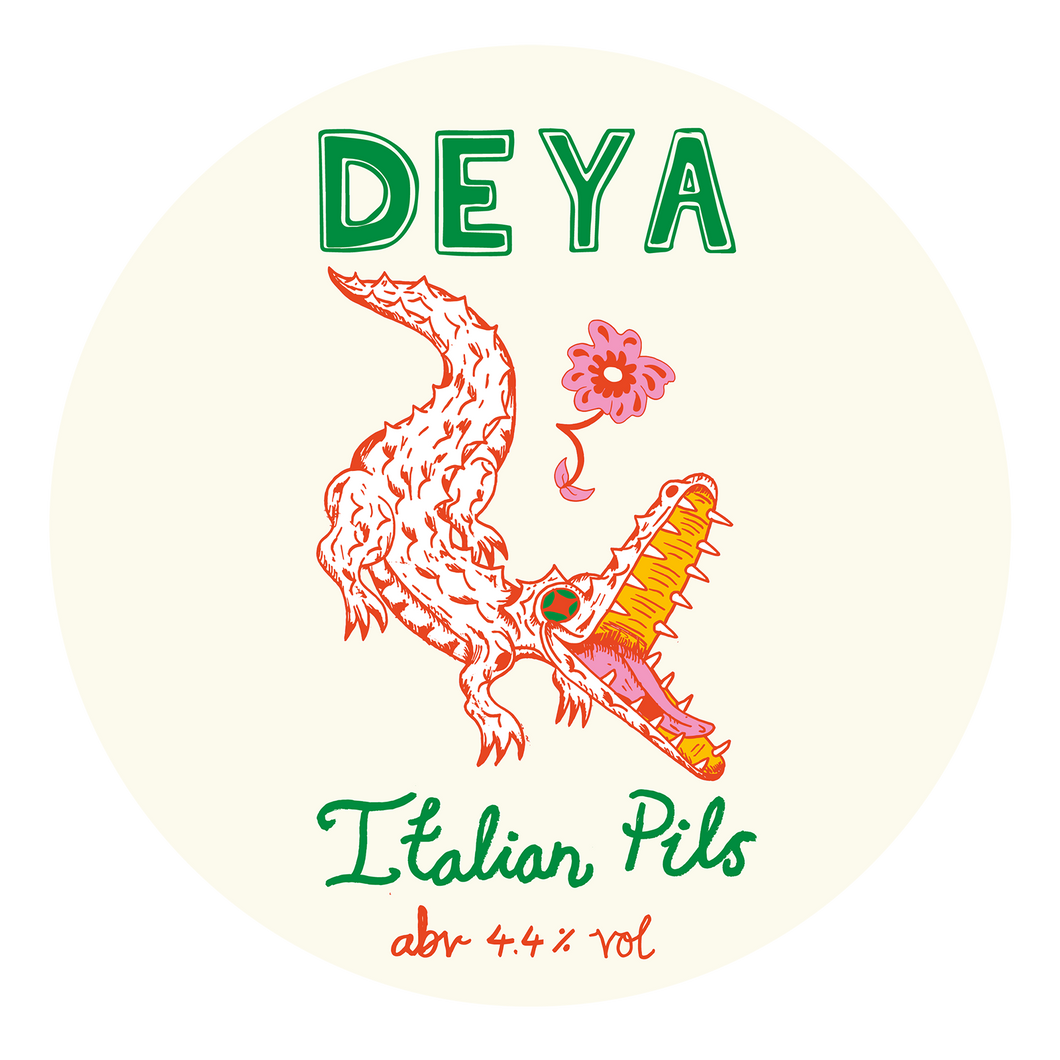 Italian Pils - Deya Brewing - Italian Pils, 4.4%, 500ml Can