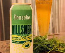 Load image into Gallery viewer, Dillsner - Donzoko Brewing Co - Pilsner with Fresh Dill, 5%, 440ml Can
