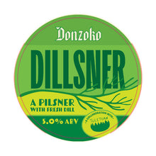 Load image into Gallery viewer, Dillsner - Donzoko Brewing Co - Pilsner with Fresh Dill, 5%, 440ml Can
