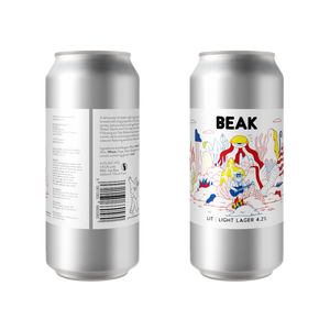 Lit - Beak Brewery - American Light Lager, 4.2%, 440ml Can