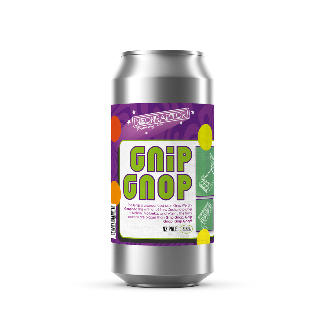 Gnip Gnop - Neon Raptor - NZ Pale Ale, 4.4%, 440ml Can