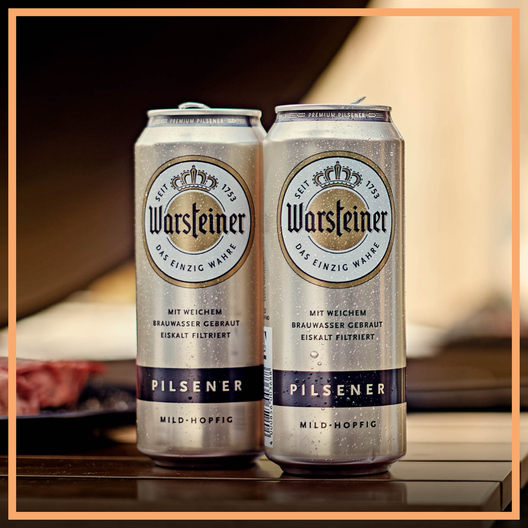 Warsteiner Premium Beer - Warsteiner - Lager, 4.8%, 500ml Can