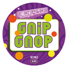 Load image into Gallery viewer, Gnip Gnop - Neon Raptor - NZ Pale Ale, 4.4%, 440ml Can
