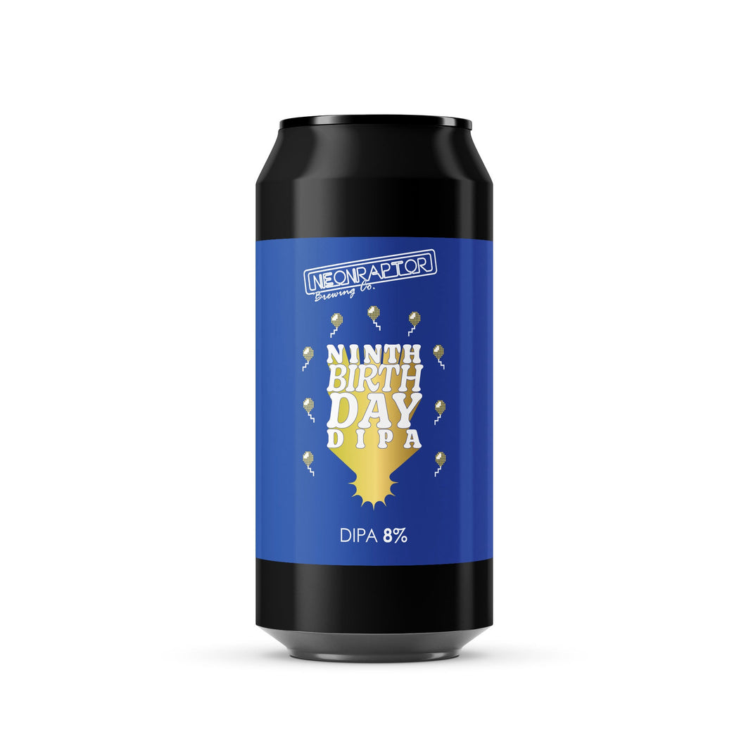 9th Birthday DIPA - Neon Raptor - DIPA, 8%, 440ml Can
