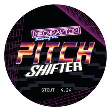 Load image into Gallery viewer, Pitch Shifter - Neon Raptor - Stout, 4.2%, 440ml Can
