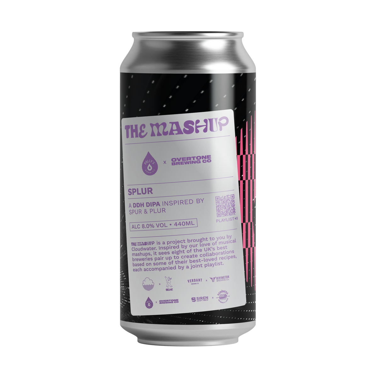 Splur SPLUR - Overtone Brewing Co X Pollys Brew Co - DDH DIPA, 8%, 440ml Can ...