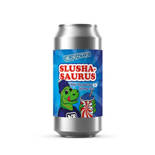 Load image into Gallery viewer, Slushasaurus - Neon Raptor - Blue Raspberry Slushy Sour, 5%, 440ml Can
