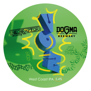 Voz - Neon Raptor X Dogma Brewery - West Coast IPA, 5.4%, 440ml Can