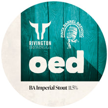 Load image into Gallery viewer, Oed - Rivington Brewing Co X Pinta Barrel Brewing - Penderyn Whiskey BA Imperial Stout, 11.5%, 375ml Bottle
