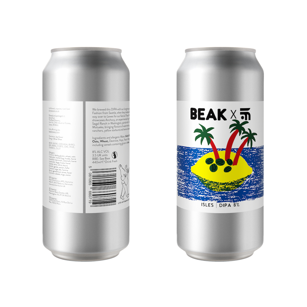 Isles - Beak Brewery - DIPA, 8%, 440ml Can