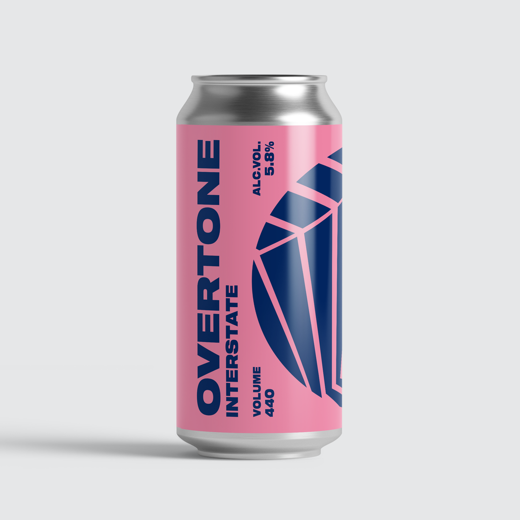 Interstate - Overtone Brewing Co - West Coast IPA, 5.8%, 440ml Can