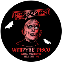 Load image into Gallery viewer, Vampyre Disco - Neon Raptor - Imperial Peanut Butter &amp; Jelly Sour Ale, 10%, 440ml Can
