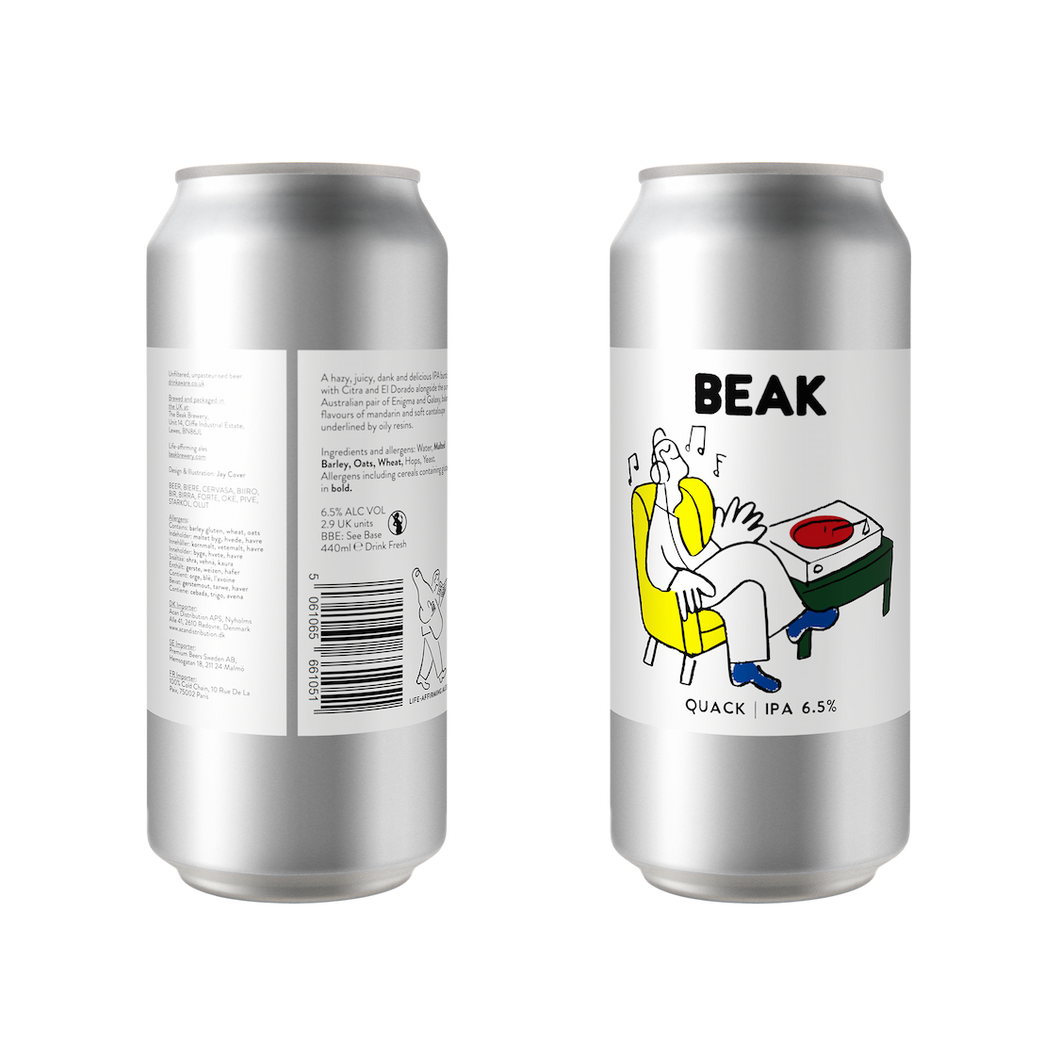 Quack - Beak Brewery - IPA, 6.5%, 440ml Can – Raynville Superstore