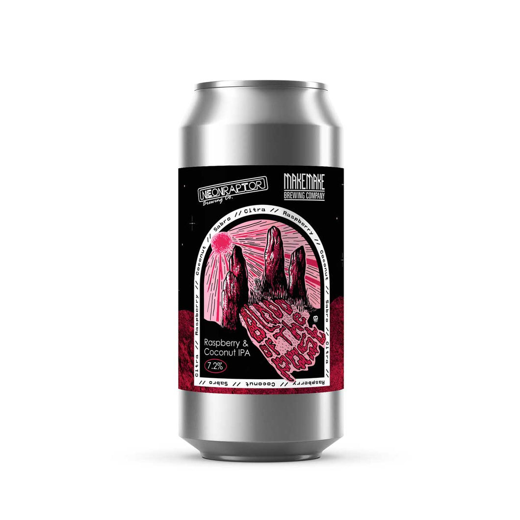 Blood Of The Past - Neon Raptor - Raspberry & Coconut IPA, 7.2%, 440ml Can