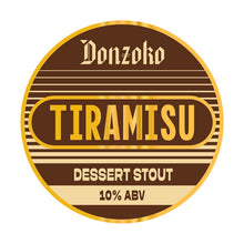 Load image into Gallery viewer, Tiramisu Imperial Stout - Donzoko Brewing Co - Tiramisu Imperial Stout, 10%, 330ml Can
