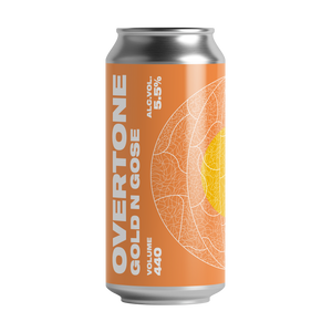 Gold 'N' Gose - Overtone Brewing Co - Triple Fruited Gose with Golden Berry, Prickly Pear & Passion Fruit, 5.5%, 440ml Can