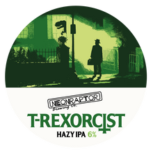 Load image into Gallery viewer, T-Rexorcist - Neon Raptor - Hazy IPA, 6%, 440ml Can
