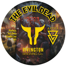 Load image into Gallery viewer, The Evil Dead - Rivington Brewing Co X Azvex Brewing - Blueberry, Sour Cherry &amp; Vanilla Sour, 7%, 500ml Can
