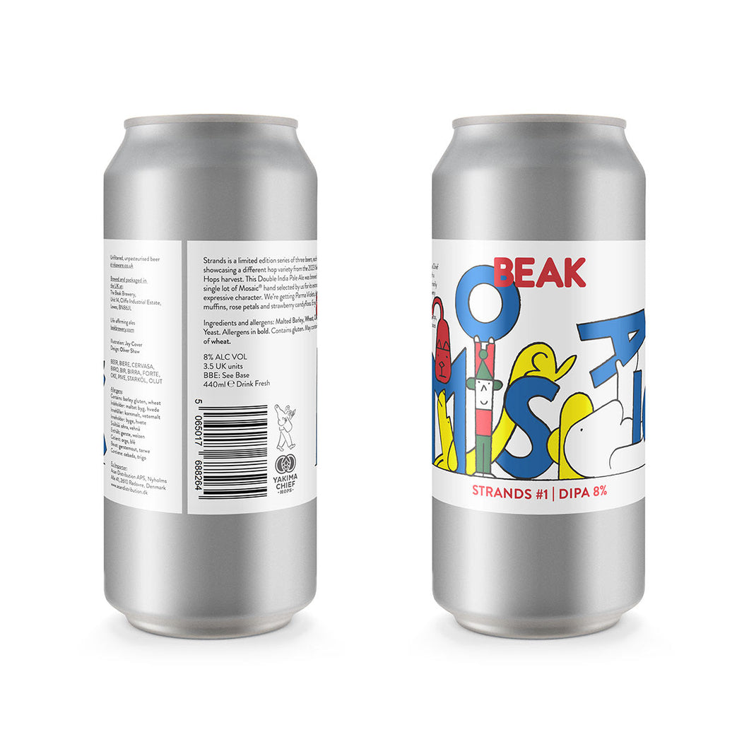 Strands #1 - Beak Brewery - DIPA, 8%, 440ml Can